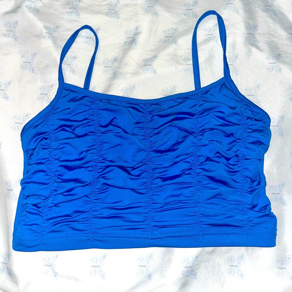 Blue tank top